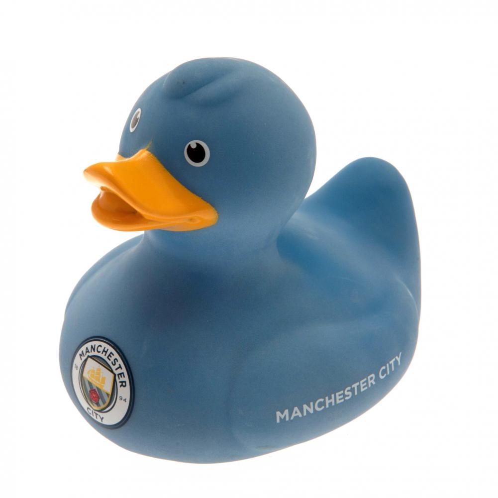 Manchester City FC - Bath Time Duck - Other  - Approx 10cm x 9cm x 7cm