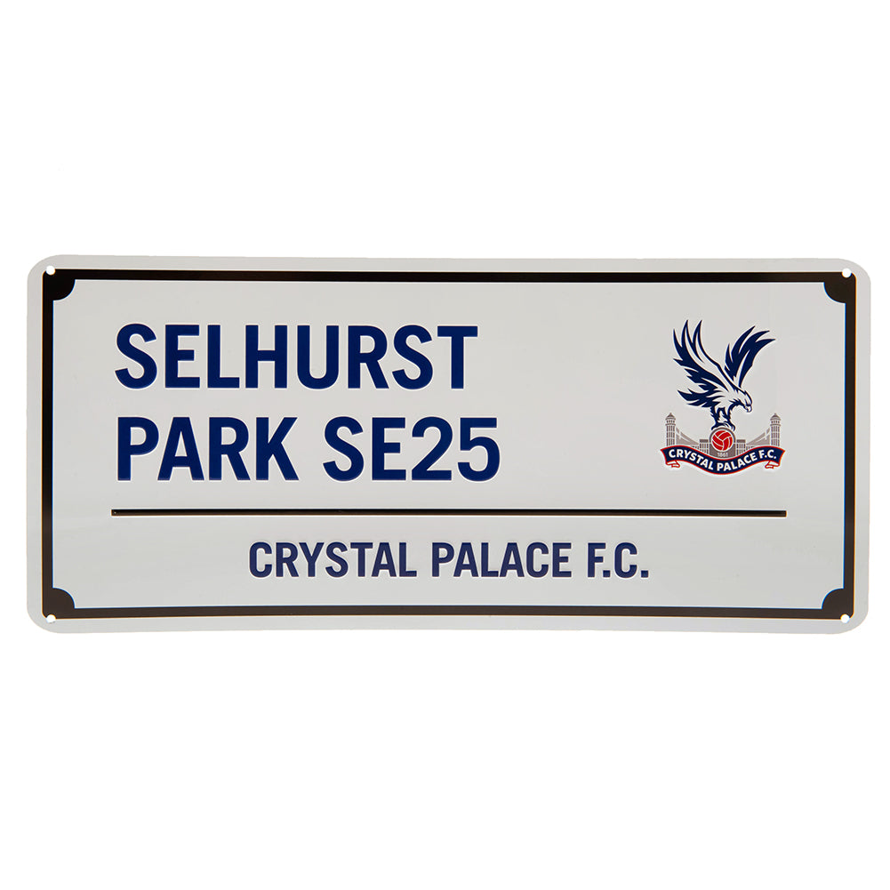 Crystal Palace FC - Street Sign BW - Metal Signs