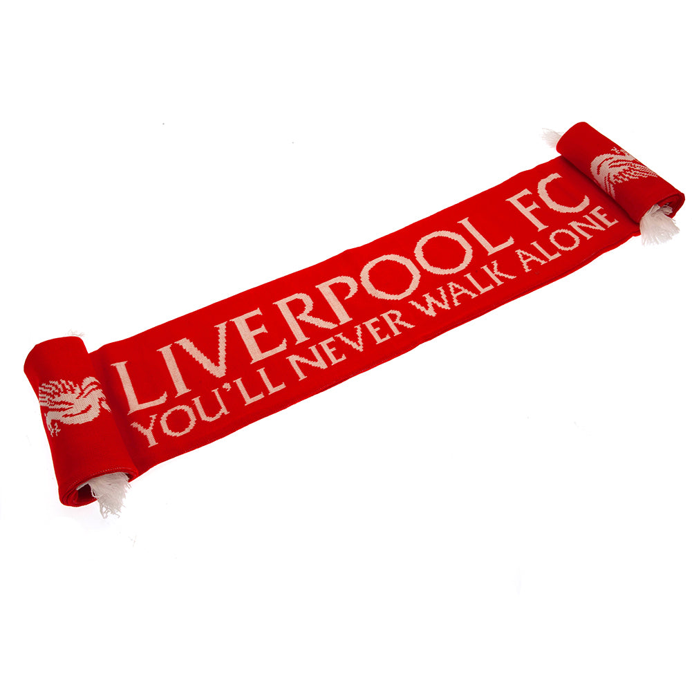 Liverpool FC - Scarf YNWA - Clothing - Gloves &  - Approx 132cm x 19cm