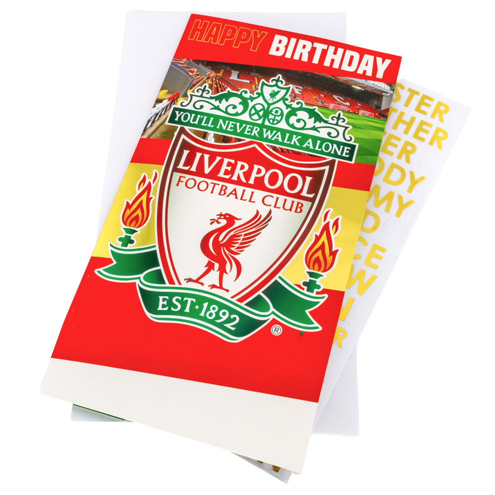 Liverpool FC - Personalised Birthday Card - Cards & Gift Wrap