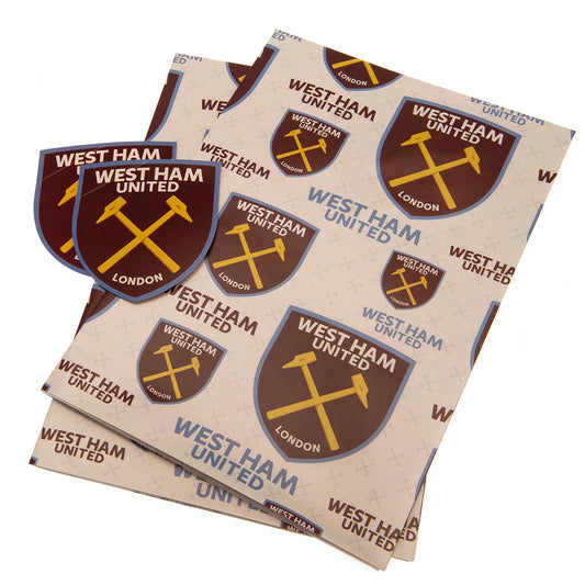 West Ham United FC - Gift Wrap - Cards & Gift Wrap