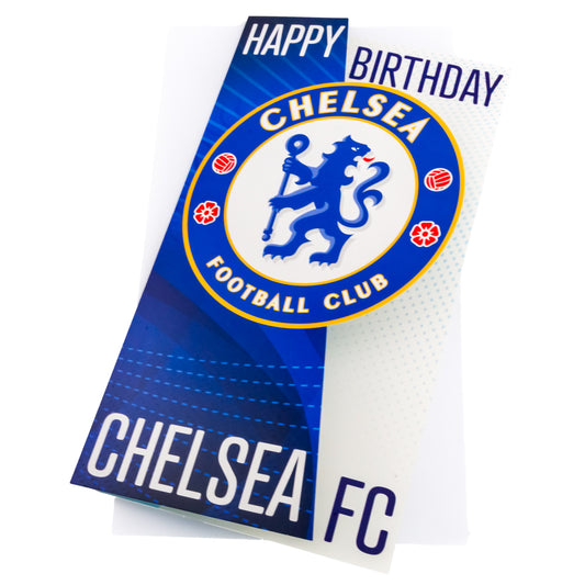 Chelsea FC - Crest Birthday Card - Cards & Gift Wrap