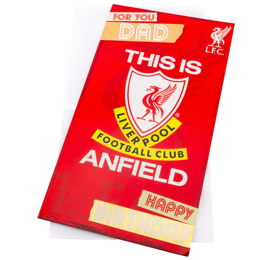 Liverpool FC - Dad Birthday Card - Cards & Gift Wrap