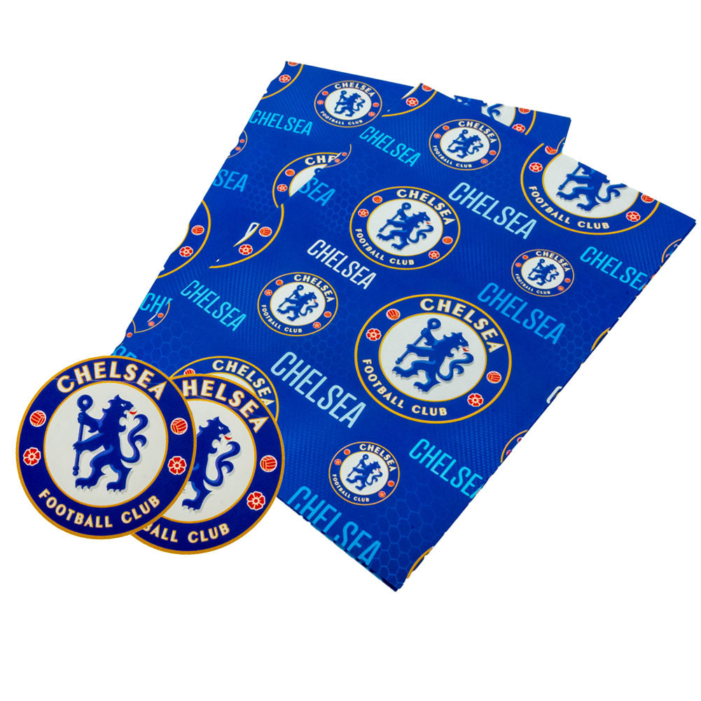 Chelsea FC - Text Gift Wrap - Cards & Gift Wrap