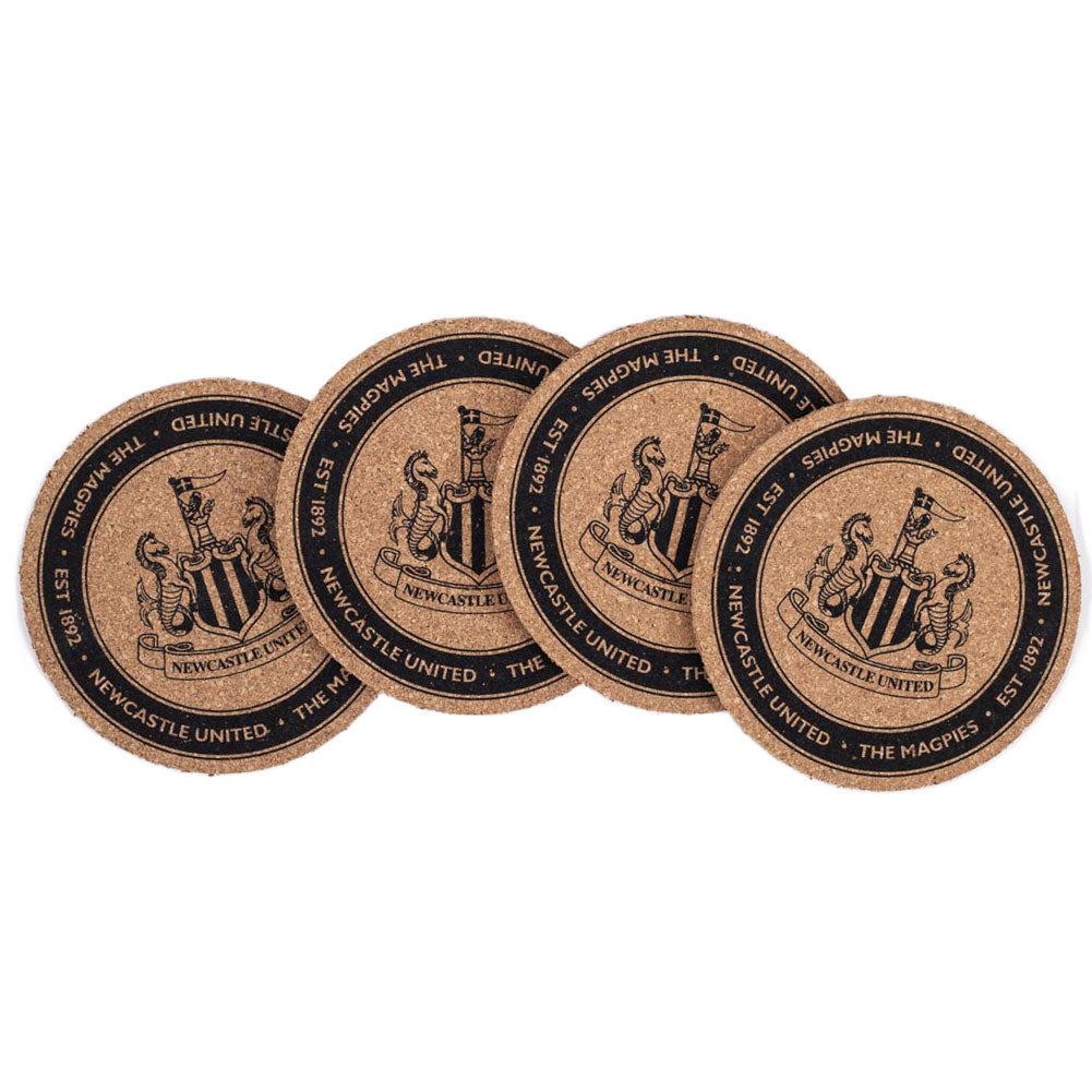 Newcastle United FC - 4pk Coaster Se - Other - Approx 10cm in diameter