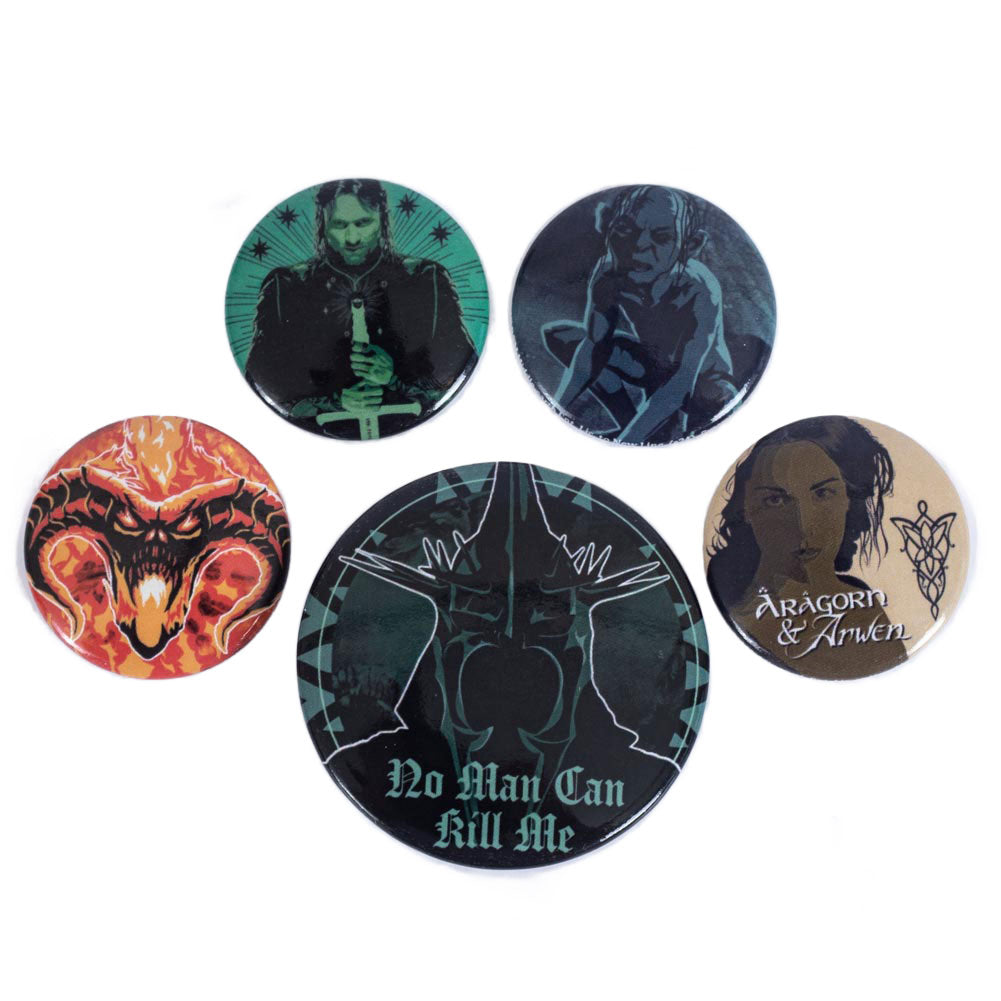Lord Of The Rings - Button Badge Set - Badges
