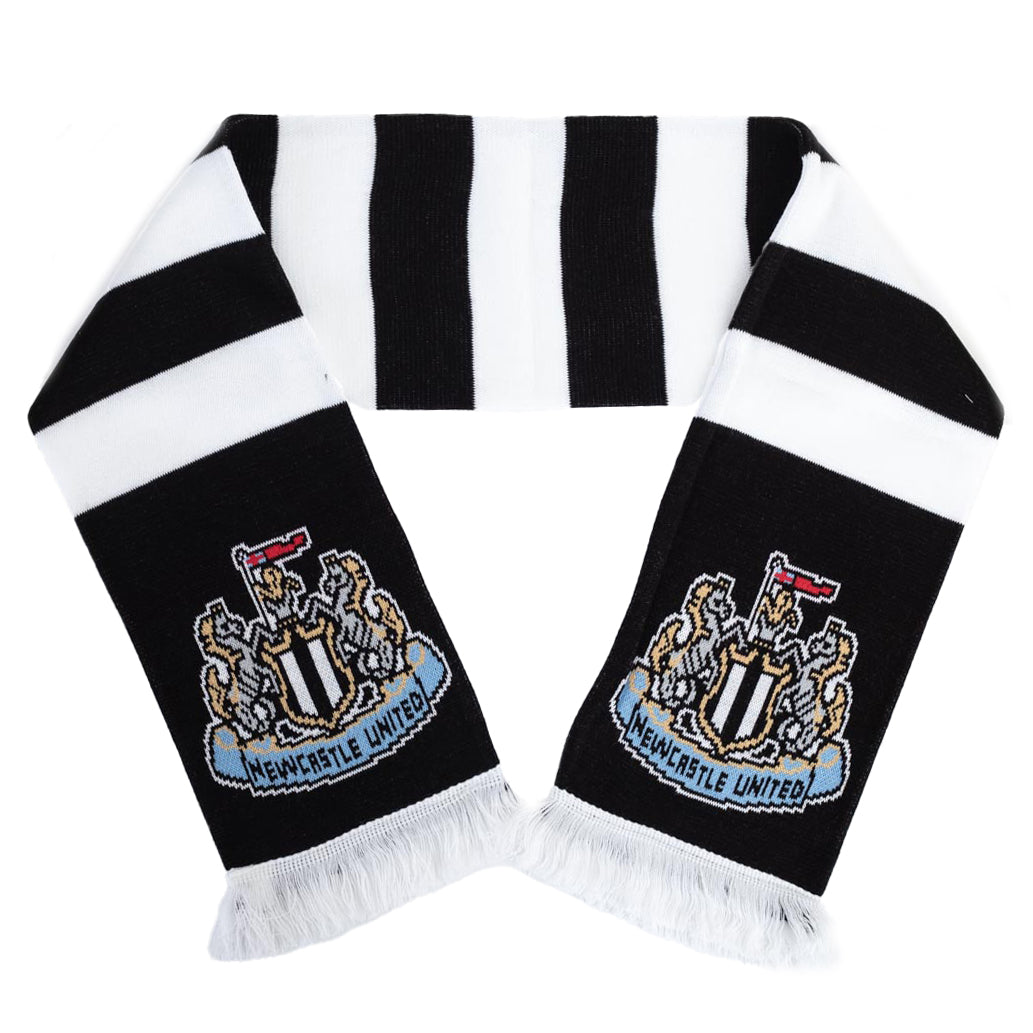 Newcastle United FC - Bar Scarf - Clothing - Glo - Approx 132cm x 19cm
