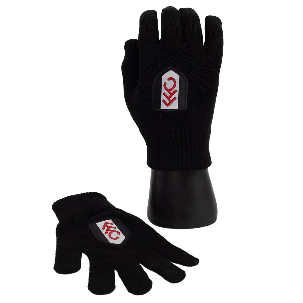 Fulham FC - Knitted Gloves - Clothing - Glo - Junior one size fits all