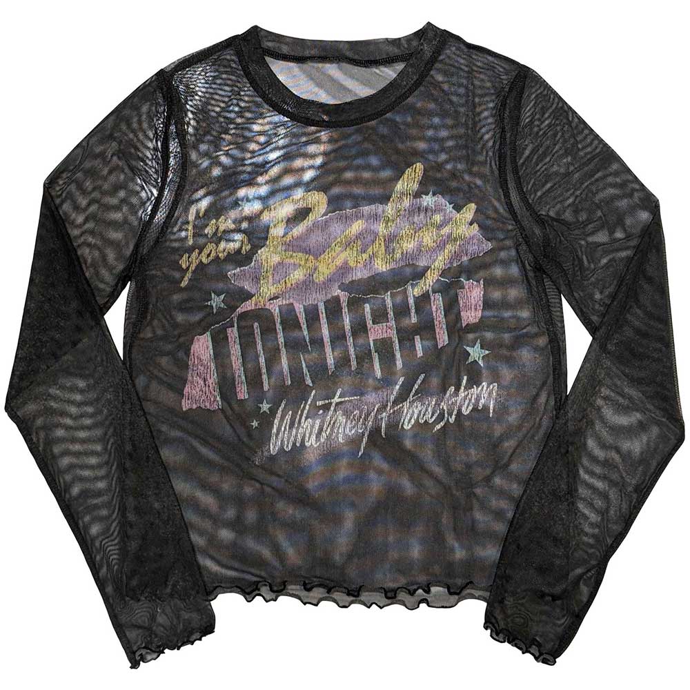 Whitney Houston - tshirt - Ladies - Long Sleeves - I'm Your B - Medium