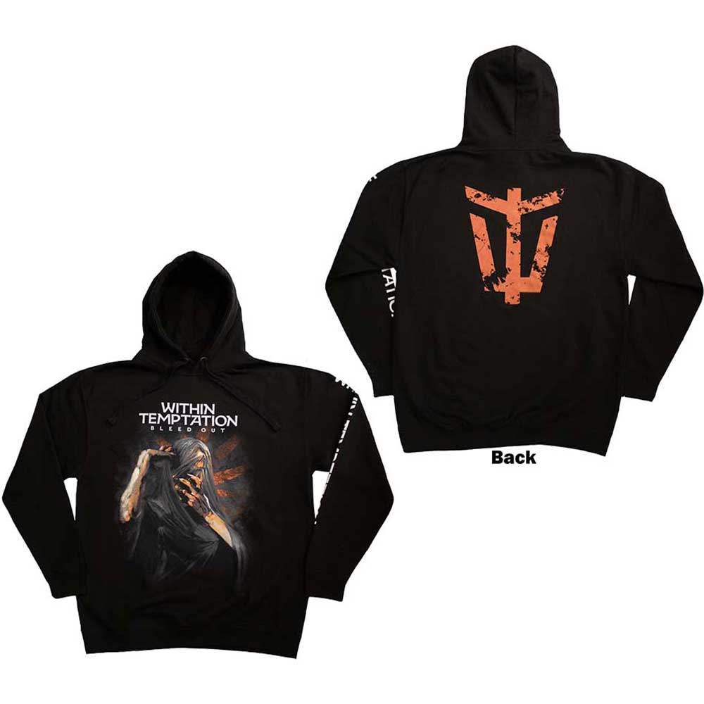 Within Temptation - hoodies - Unisex - Large - Long Sleeves - Bleed Ou