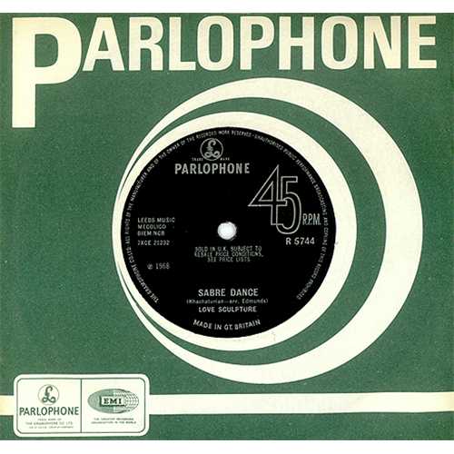 Love Sculpture - Sabre Dance - Used Vinyl Record 7"