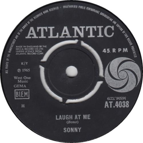 Sonny Bono - Laugh At Me - Used Vinyl Record 7"