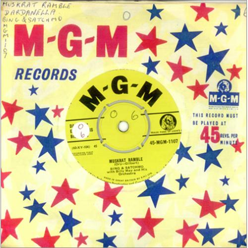Bing Crosby - Muskrat Ramble / Dardanella - Used Vinyl Record 7"