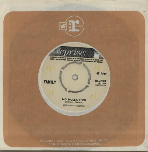 Family - No Mule's Fool - Used Vinyl Record 7"
