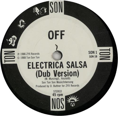 OFF - Electrica Salsa (The Mad House Mix) - Used Vinyl Record 7"