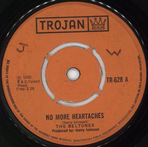 Beltones - No More Heartaches - Used Vinyl Record 7"