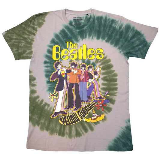 Beatles - tshirt - Unisex - T-Shirts - Medium - Short Sleeves - Yellow