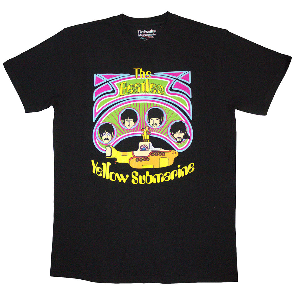 Beatles - tshirt - Unisex - T-Shirts - Medium - Short Sleeves - Yellow