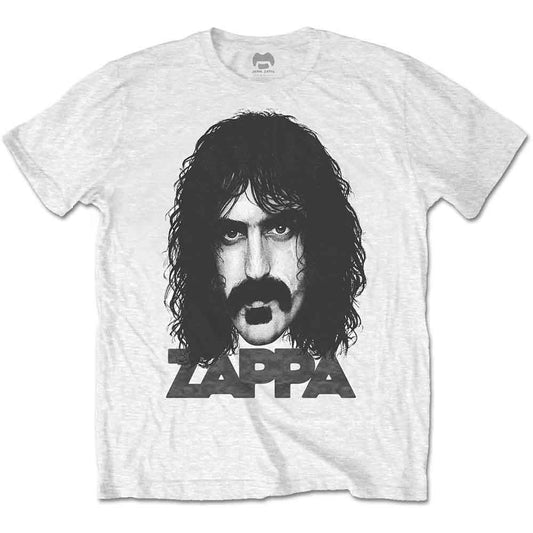 Frank Zappa - tshirt - Unisex - Short Sleeves - Big Face - Medium