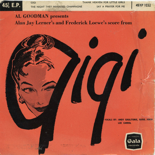 Alan Jay Lerner - Gigi - Used Vinyl Record 7"