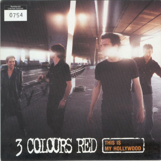 3 Colours Red - This Is My Hollywood - Used Vinyl Record 7"