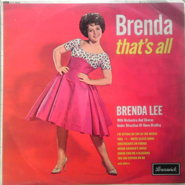 Brenda Lee - Brenda, That's All - Used Vinyl Record