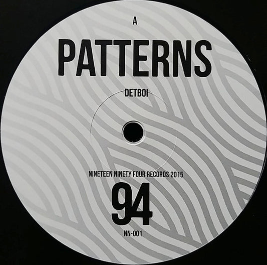 Detboi - Patterns EP - New Vinyl Record 12"