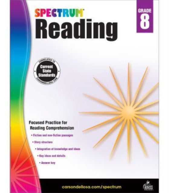 Spectrum - Reading Workbook Grade 8 - Paperback