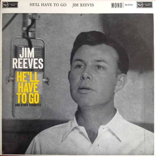 Jim Reeves - He'll Have To Go - Used Vinyl Record