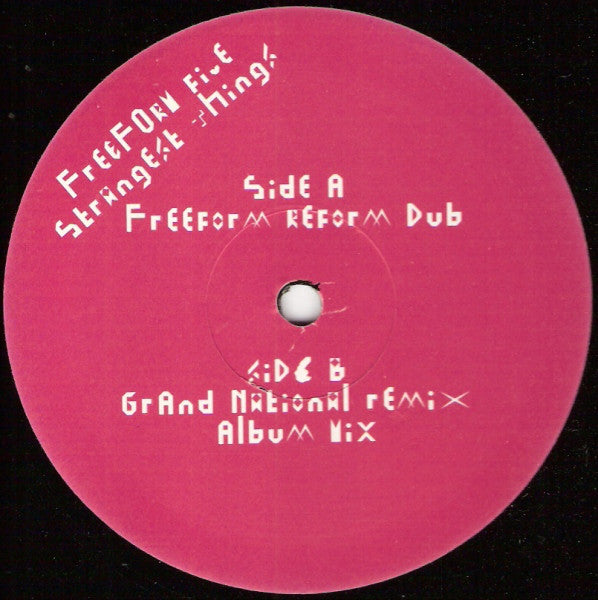 Freeform Five - Strangest Things (Promo 1) - Used Vinyl Record 12"