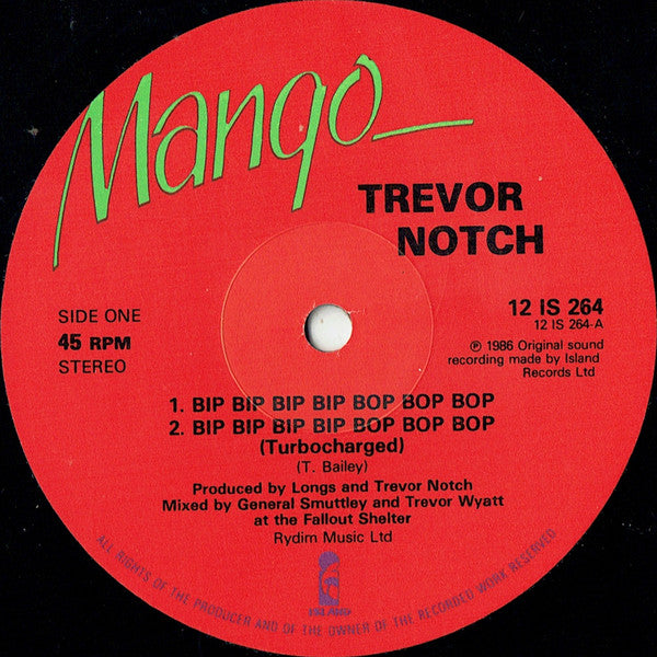 Trevor Notch - Bip Bip Bip Bip Bop Bop Bop - Used Vinyl Record 12"