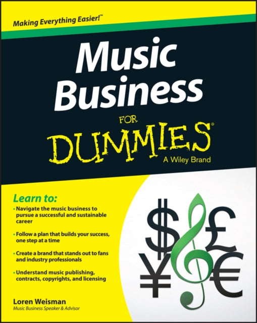 Loren Weisman - Music Business For Dummies - Paperback