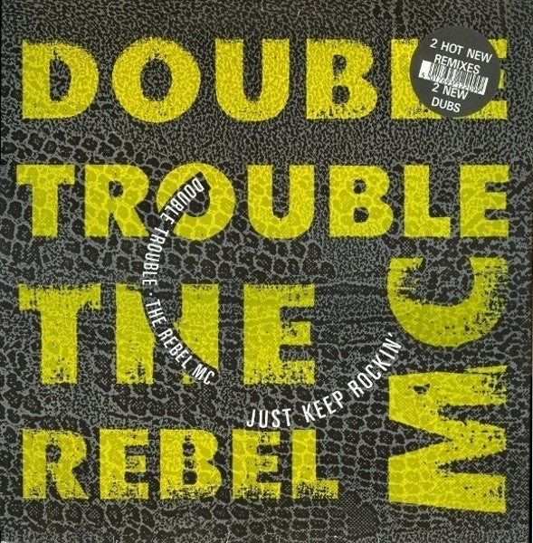 Double Trouble - Just Keep Rockin' (Remix) - Used Vinyl Record 12"