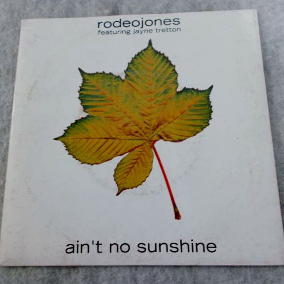 Rodeo Jones - Ain't No Sunshine - Used Vinyl Record 7"