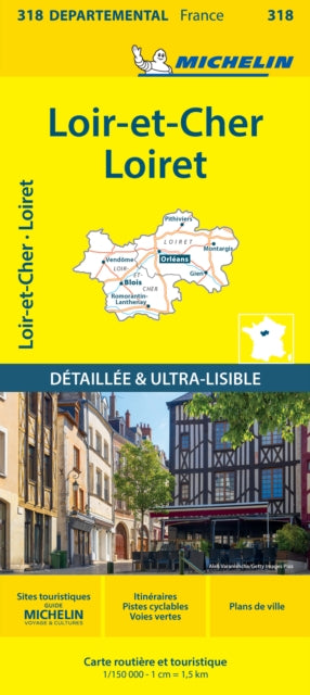 Michelin - Loiret Loir-et-Cher -  Local Map 318 : Map - New Sheet map