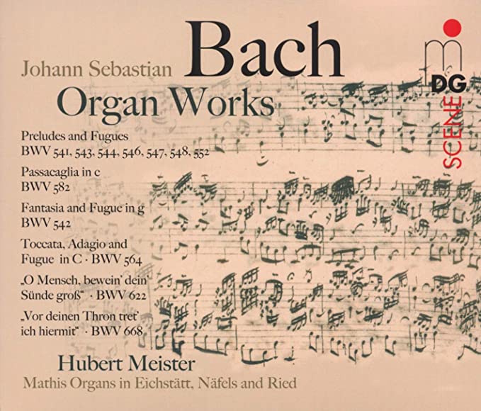 BACH JS - HUBERT MEISTER - CD