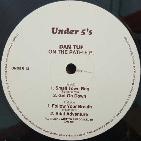 Dan Tuf - On The Path E.P. - Used Vinyl Record 12"