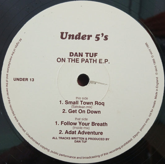 Dan Tuf - On The Path E.P. - Used Vinyl Record 12"