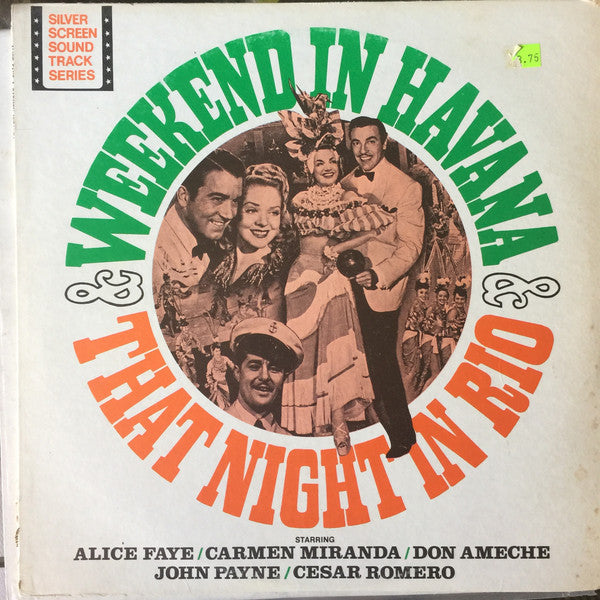 Alice Faye - Week-End In Havana / That Night In Rio - Used Vinyl Reco