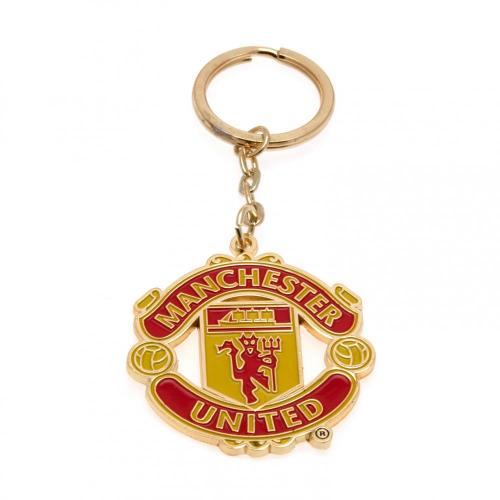 Manchester United FC - Keyring - keyrings - Keyri - Approx 45mm x 40mm