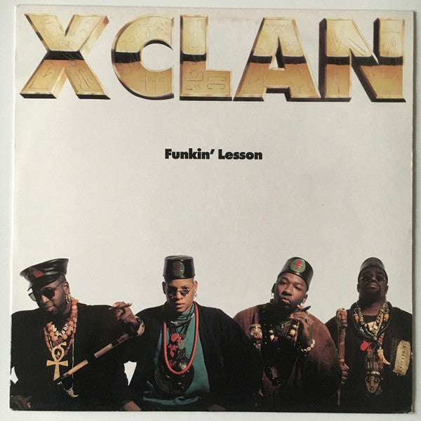X-Clan - Funkin' Lesson - Used Vinyl Record 12"