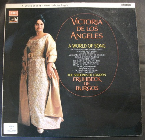Victoria De Los Ange - A World Of Song - Used Vinyl Record