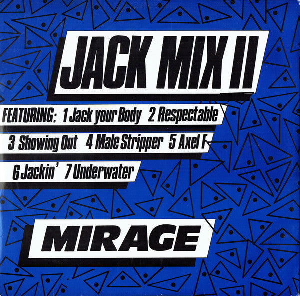 Mirage - Jack Mix II - Used Vinyl Record 12"