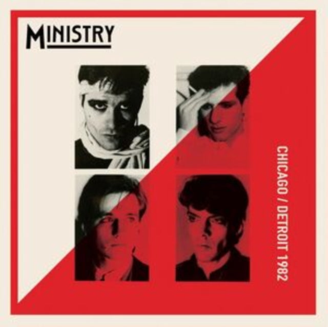 Ministry - Chicago/Detroit 1982  LP Red Marble  RELEASE DATE 17/11/23 (T