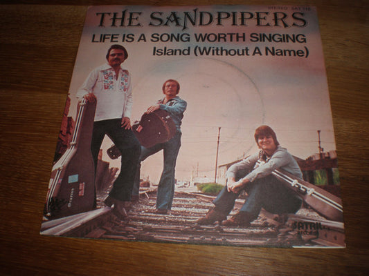 Sandpipers - Life Is A Song Worth Singing - Used Vinyl Record 7"