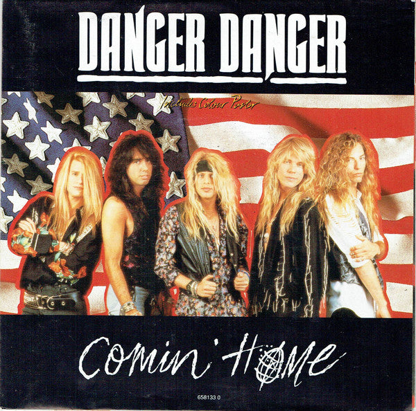 Danger Danger - Comin' Home - Used Vinyl Record 7"