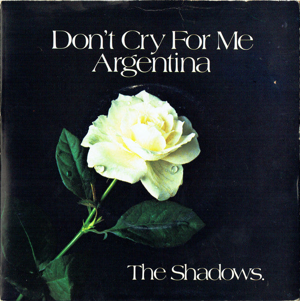 Shadows - Don't Cry For Me Argentina - Used Vinyl Record 7"