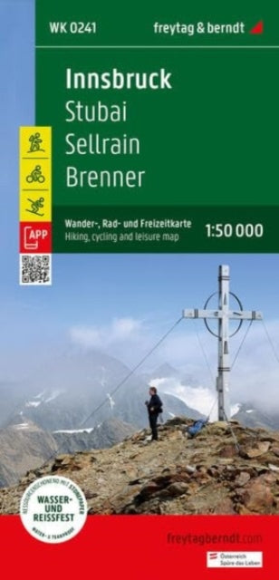 Innsbruck - Stubai, Sellrain, Brenner : Hiking, Cycling And Leisure Ma