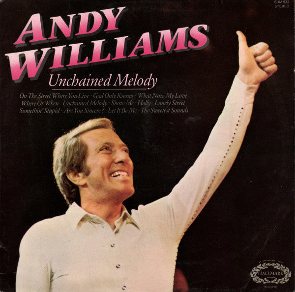 Andy Williams - Unchained Melody - Used Vinyl Record