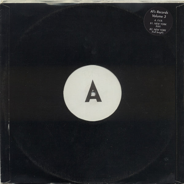 Alex Reece - Al's Records Volume 3 - Used Vinyl Record 12"